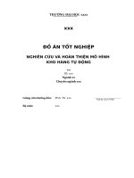 Đồ án lưu kho tự động