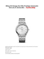 Đồng hồ omega de ville prestige automatic 424 10 37 20 02 001   78,995,000₫