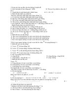 CAU HOI BAI TAP TOAN 10