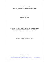 Luận văn thạc sĩ nghiên cứu điều khiển hệ thống treo bán chủ động cho động cơ đốt trong xe du lịch 