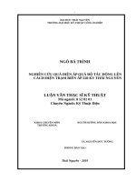 Luận văn thạc sĩ nghiên cứu quá điện áp quá độ tác động lên cách điện trạm biếp áp 220 KV thái nguyên 