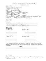 de thi GK I mon toan lop 4