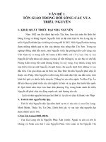 ton giao trong doi song cac vua trieu Nguyen