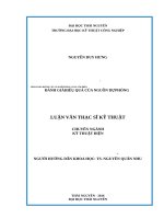 Luận văn thạc sĩ tính toán độ tin cậy của hệ thống cung cấp điện và đánh giá hiệu quả của nguồn dự phòng 