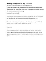 Nhung thoi quen co hai cho tim