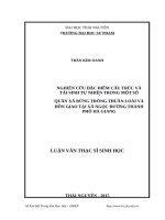 Luận văn thạc sĩ nghiên cứu đặc điểm cấu trúc và tái sinh tự nhiên trồng một số quần xã rừng trồng thuần loài và hỗn giao tại xã ngọc đường, thành phố hà giang​ 
