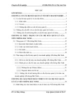 Luận văn tốt nghiệp - Một số giải pháp nhằm hoàn thiện bộ máy quản lý tại Viễn thông Bắc Ninh