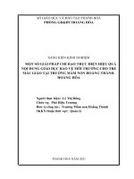 SKKN một số giải pháp giúp trẻ  6 tuổi lớp a4 cảm thụ âm nhạc thông qua hoạt động nghe hát tại trường mầm non hoằng quỳ 