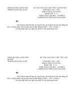 De thi van hay chu tot 2012