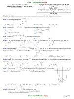 24 Đề thi thử THPT quốc gia môn Toán năm 2017 tỉnh Bắc Ninh có đáp án | Toán học, Đề thi đại học - Ôn Luyện