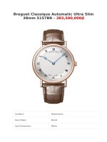 Breguet classique automatic ultra slim 38mm 5157BR   383,500,000₫