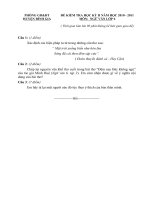 De kiem tra hoc ky 2 lop 6 2010 2011