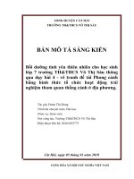 Bồi dưỡng tình yêu thiên nhiên cho học sinh lớp 7 trường THTHCS võ thị sáu thông qua dạy bài 4   vẽ tranh đề tài phong cảnh bằng hình thức tổ chức hoạt động trải nghiệm tham quan thắng cảnh ở địa phương 