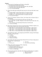 Bai thi trac nghiem THVP so 3