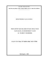 Tài liệu luận văn Phân Lớp Dữ Liệu Hoa Iris Sử Dụng Thuật Toán Naive Bayes