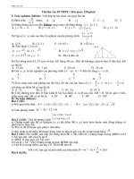 De thi thu vao 10 THPT De 10