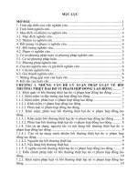 PHÁP LUẬT về bồi THƢỜNG THIỆT hại DO VI PHẠM hợp ĐỒNG LAO ĐỘNG, QUA THỰC TIỄN áp DỤNG tại các DOANH NGHIỆP TRÊN địa bàn TỈNH QUẢNG NGÃI tt 
