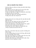 loibai hat bai ca nguoi phu trach