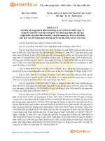 2014 về tạm nhập tái xuất xe ô tô