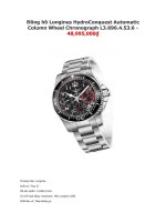 Đồng hồ longines hydroconquest automatic column wheel chronograph l3 696 4 53 6   48,995,000₫