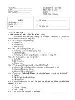 Kiem tra cuoi ky I Tieng Viet lop 43