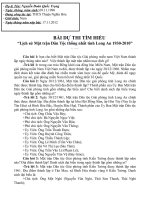 Bai du thi MTTQ Long An hay