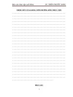 Báo cáo thực tập nhận thức công ty dịch vụ lữ hành saigontourist 