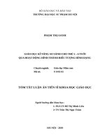 Giáo dục kĩ năng so sánh cho trẻ 5 – 6 tuổi qua hoạt động hình thành biểu tượng hình dạng tt 