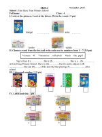 bai kiem tra lop 4 moi