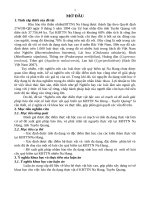 Nghiên cứu đặc điểm thực vật bậc cao có mạch và đề xuất giải pháp bảo tồn một số loài thực vật quý hiếm tại KBTTN na hang – tuyên quang tt 