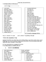 bang toinfinitive and Gerund