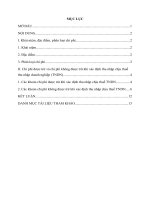 Tiểu luận Pháp luật về Tài chính doanh nghiệp: Tìm hiểu các quy định về chi phí theo quy định pháp luật về tài chính doanh nghiệp hiện hành