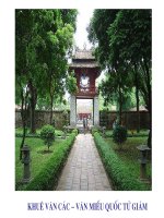 Tuần 2 TĐ: Nghìn năm văn hiến