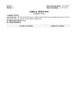 Tuan 9 English 8 Tiet 25 Unit 4 Write