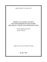 Nghiên cứu giải phẫu ứng dụng kết xương đinh nội tủy kín có chốt điều trị gãy 1 phần 3 dưới và đầu dưới xương chày tt 