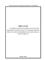 68. TƯ TƯỞNG CỦA LÊNIN VỀ VAI TRÒ CỦA LÝ LUẬN CÁCH MẠNGTRONG TÁC PHẨM LÀM GÌ VÀ VẤN ĐỀ ĐẶT RA ĐỐI VỚI CÔNG TÁC XÂY DỰNG CHỈNH ĐỐN ĐẢNG CỦA ĐẢNG CỘNG SẢN VIỆT NAM  HIỆN NAY