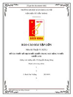 Báo cáo bài tập lớn  thiết kế mạch điều khiển thang máy bằng vi điều khiển AVR 1035985