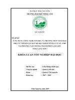 Ứng dụng công nghệ tin học và phương pháp toàn đạc điện tử thành lập bản đồ địa chính tờ số 11 tỷ lệ 1 500 tại phường tam thanh thành phố lạng sơn tỉnh lạng sơn 