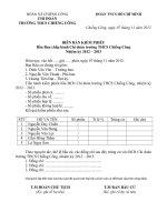 Bien ban kiem phieu bau BCH Chi doan