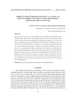 Nghiên cứu hoạt tính kháng oxy hóa và cấu trúc của polysaccharide tách chiết từ nấm Thượng hoàng (Phellinus linteus (Berk. Et Curt.) Teng)