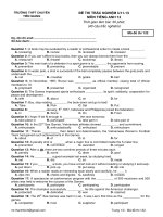 Kiem Tra Tu Vung Unit 11 13