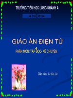 bai giang Dien tu lop 3 Mon tap Doc Ke chuyenBai Hu bac cua nguoi cha