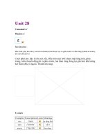Unit 28 Cach phat am