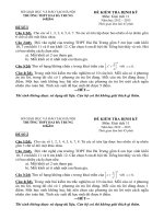 De kiem tra 45p Giai tich bai so 2