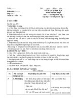 giáo án tiếng việt lớp 2 (HKI) sách kết nối tri thức với cuộc sống