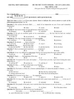 ngan hang de thi thu dai hoc valuable co dap an tham khao