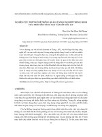 Nghiên cứu, thiết kế hệ thống quản lí nông nghiệp thông minh dựa trên nền tảng vạn vật kết nối - IoT