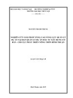 Luận văn thạc sĩ nghiên cứu giải pháp nâng cao năng lực quản lý dự án tại ban quản lý dự án đầu tư xây dựng cơ bản 