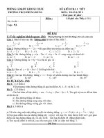 bai kiem tra chuong 2 mon toan lop 9 hay