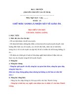 giáo án ngữ văn lớp 6 (cả năm) sách cánh diều